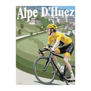 Alpe D'Huez Man! Original Painting