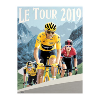 Le Tour 2019 Original Painting